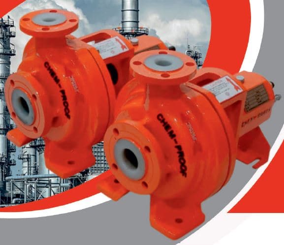 Chem-Proof chemical pump CPP CPK CPAF series untuk proses kimia