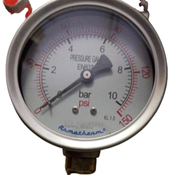Sewa Armatherm Pressure Gauge 4" x 1/2" 0-10 Bar di PT Arsindo